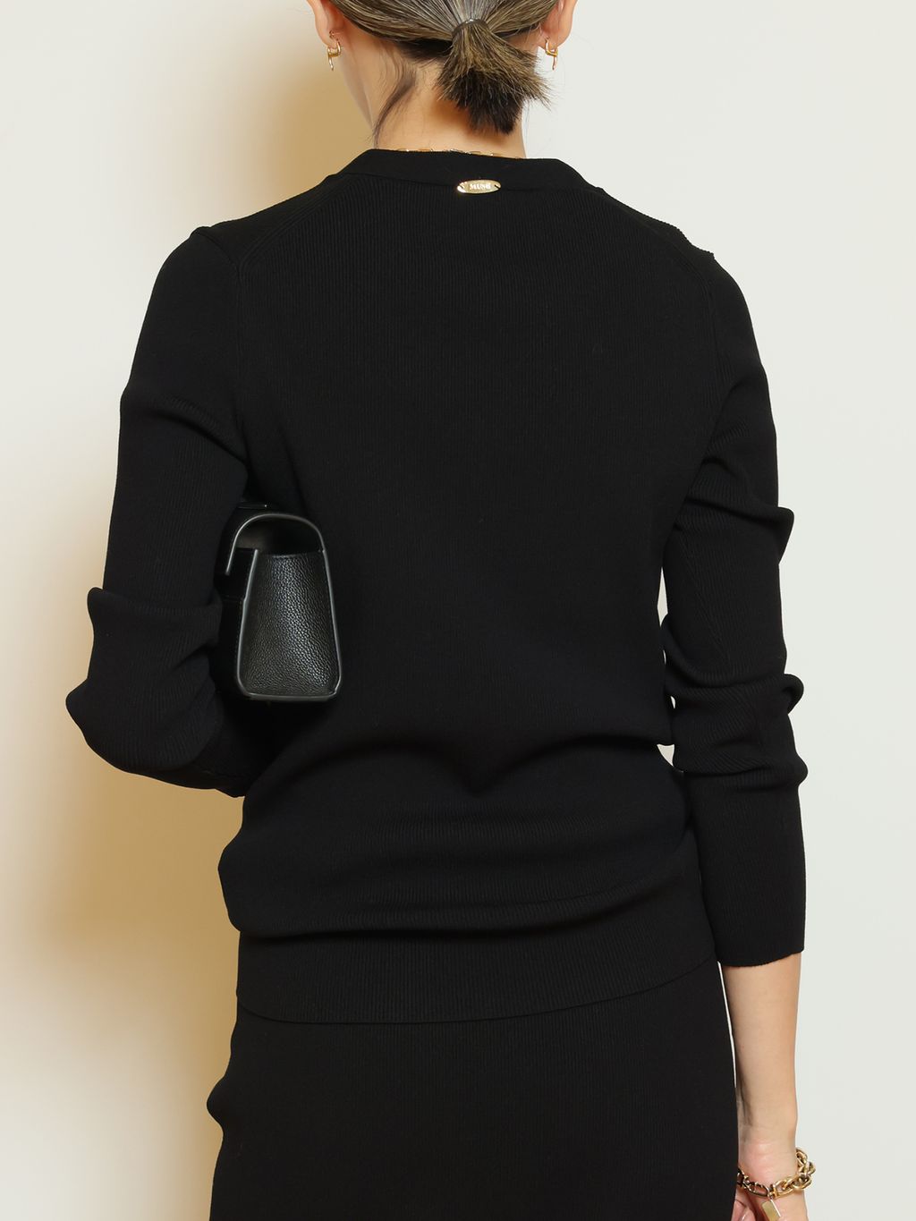 DINER B RIB Vネック カーディガンのコーディネートスナップ（MUSE