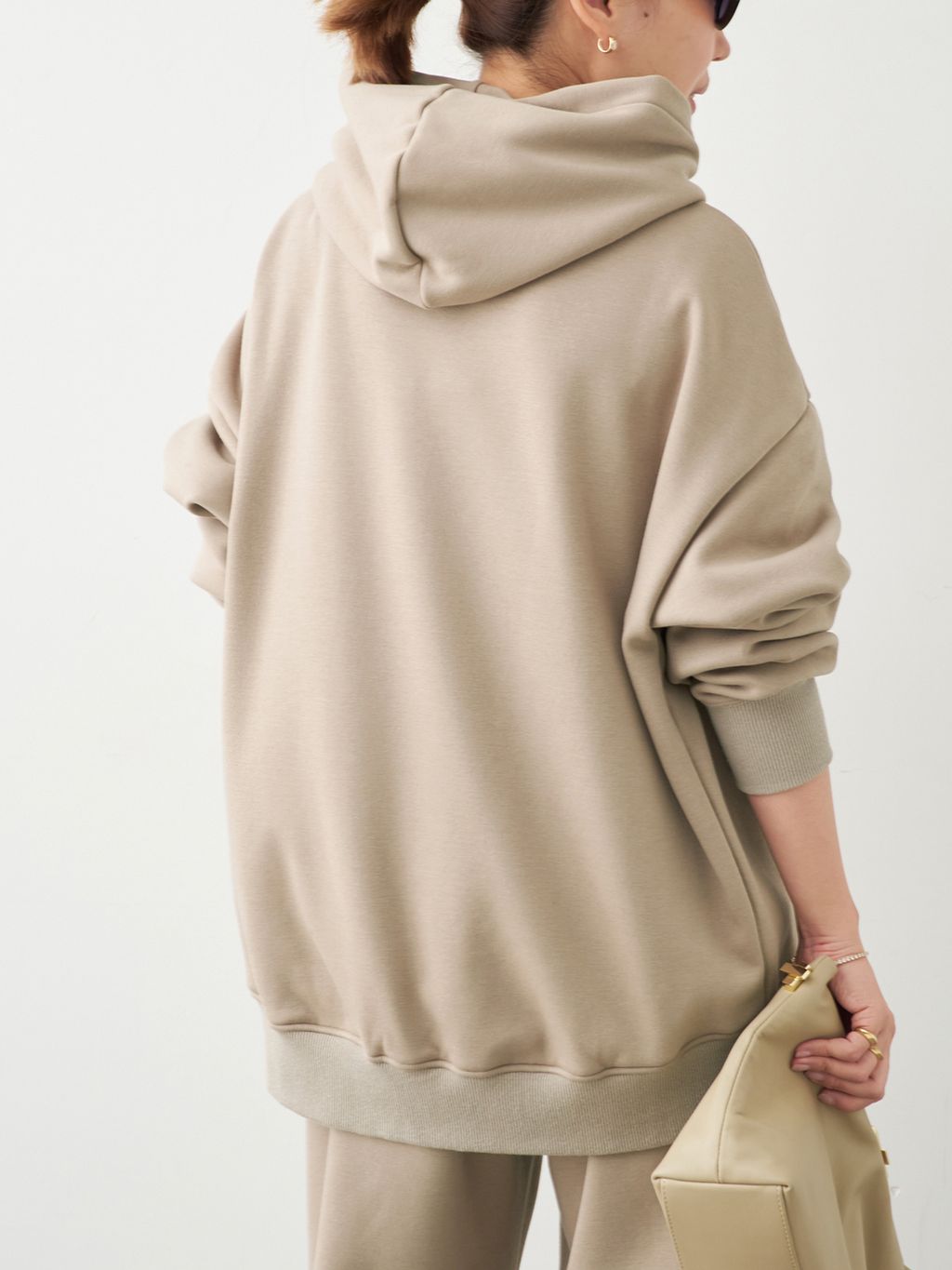 予約》*Warm ジップ フーディーのコーディネートスナップ（MIO