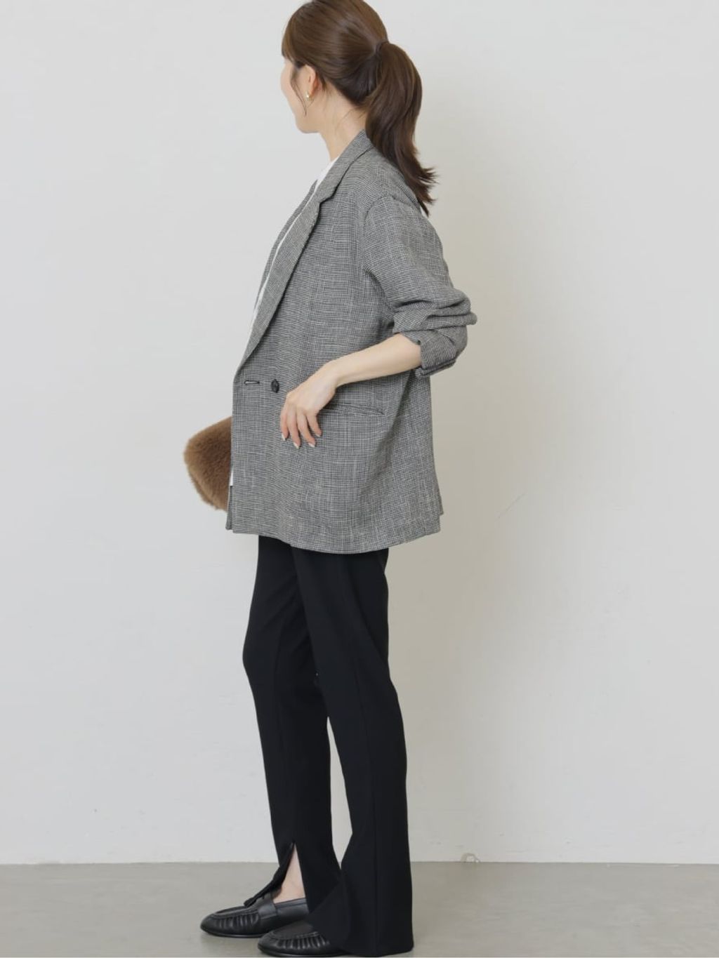 2枚セット》レーシービスチェセットTEEのコーディネートスナップ