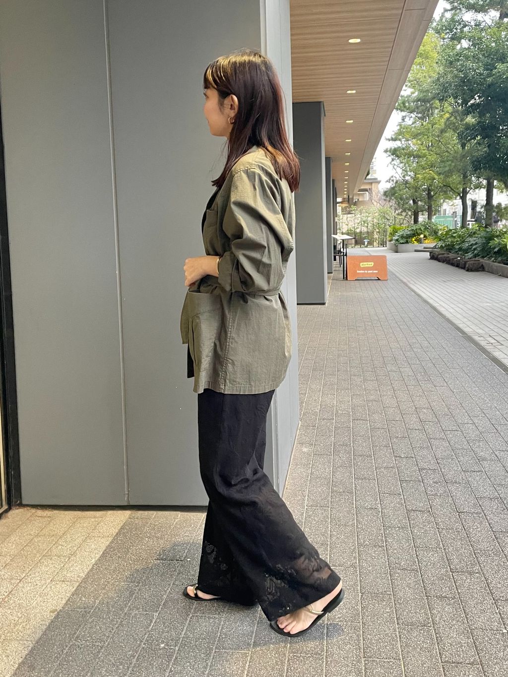 SLOBE IENA ノーカラーサファリブルゾン SLOBE IENA｜《追加》ノーカラーサファリブルゾン | Rakuten Fashion
