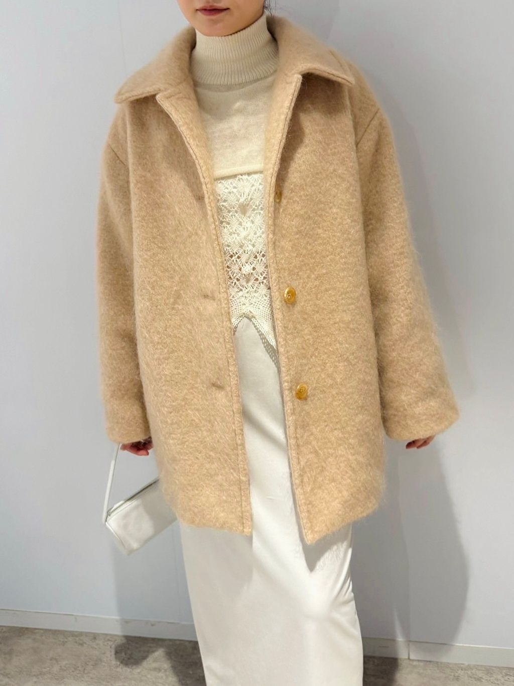 追加》シャギーコートのコーディネートスナップ（emi）｜EDIT. FOR