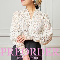 PREORDER】名品バテンレースブラウスが新色を加えて追加予約スタート
