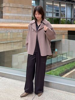 WEB・六本木店限定追加》Super160s リバードルマンショートコートの