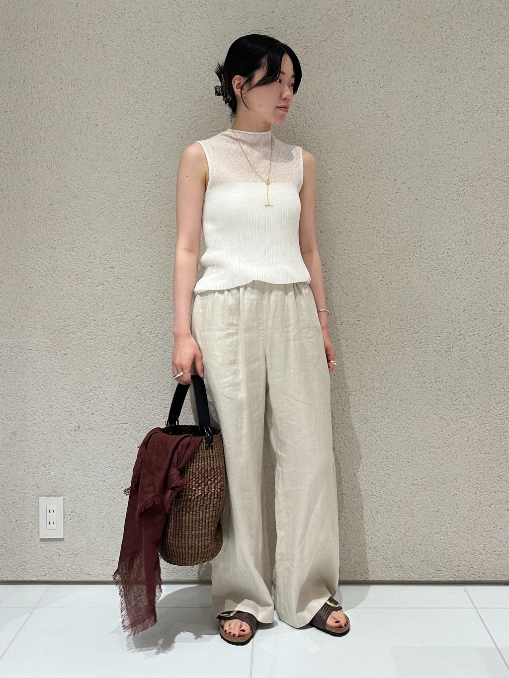 Seamless Bottleneck ニットのコーディネートスナップ（hina）｜Plage