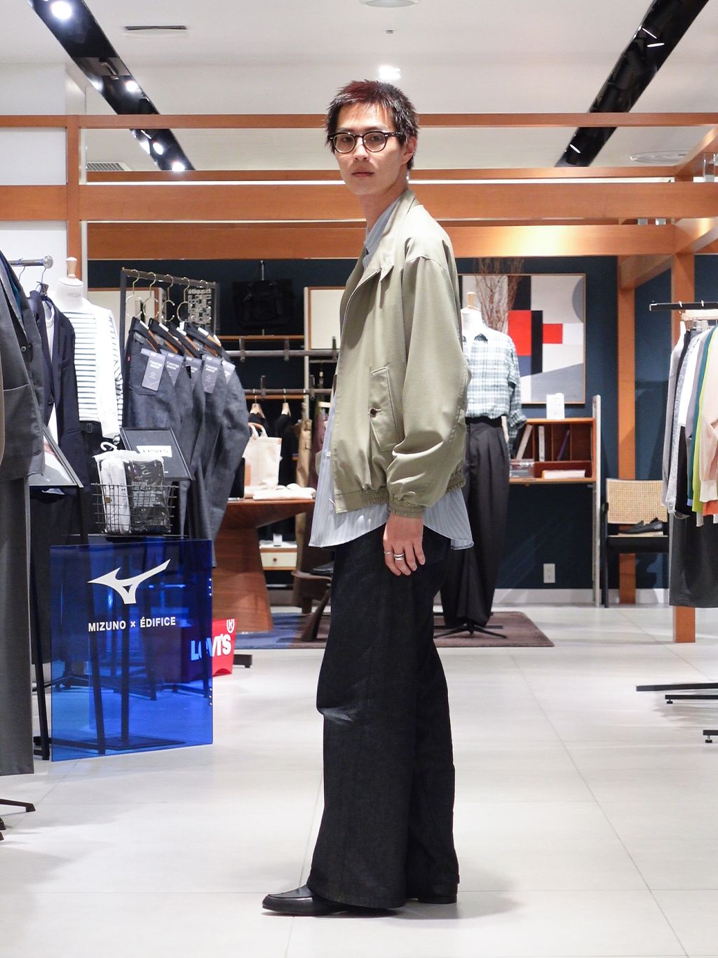 AURALEE オーラリー　フード付きブルゾン　S AURALEE (オーラリー) ULTRA FINE TROPICAL WOOL ZIP ブルゾンの