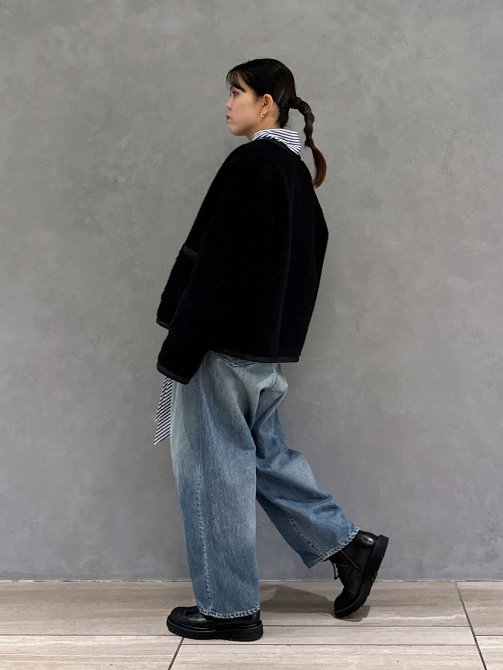 追加》13OZデニム タックラウンドパンツのコーディネートスナップ（Y.K