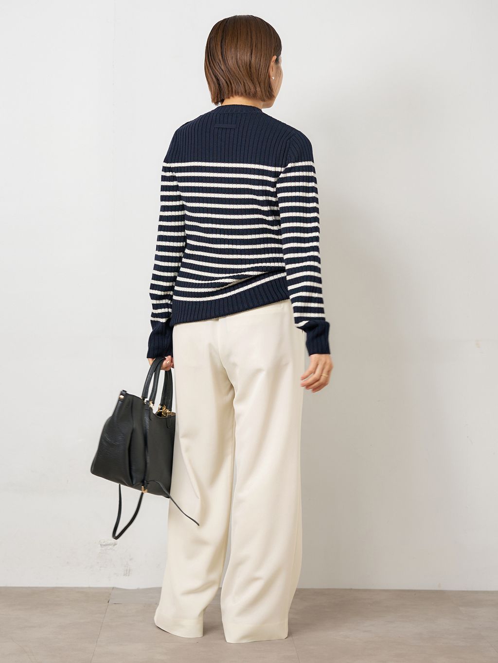 PORSELLI/ポルセリ LEATHER バレエシューズのコーディネートスナップ