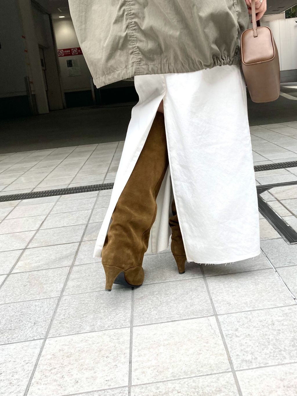 LISIERE MILITARY COATのコーディネートスナップ（STAFF K）｜L