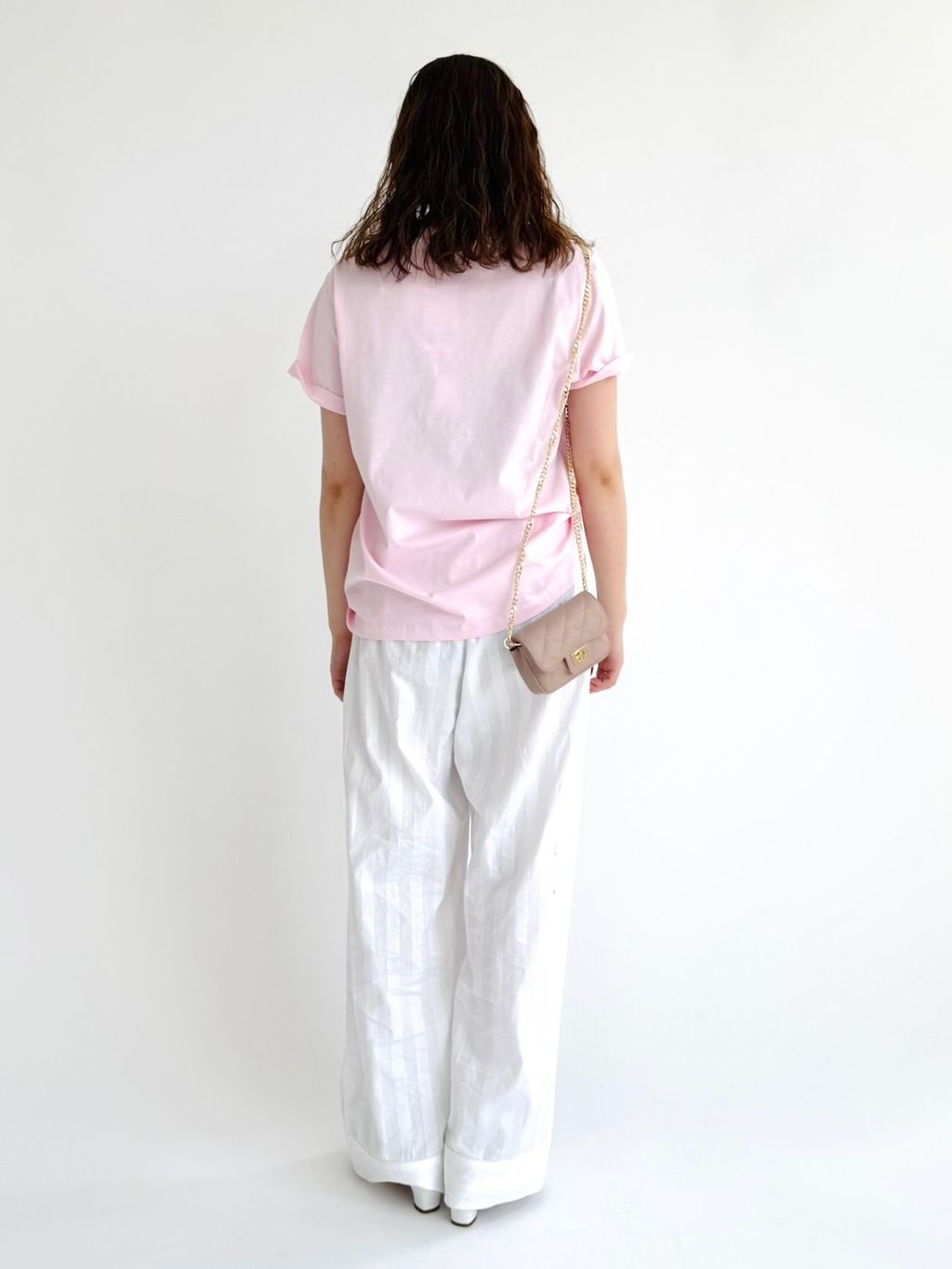 EDIT.FOR LULU ラメニット ミニバッグ AULENTTI for LULU】quilting mini bagのコーディネートスナップ（emi