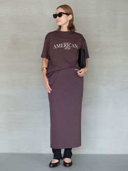 AMERICANA/アメリカーナ】COOL TEEのコーディネートスナップ（MIZU 