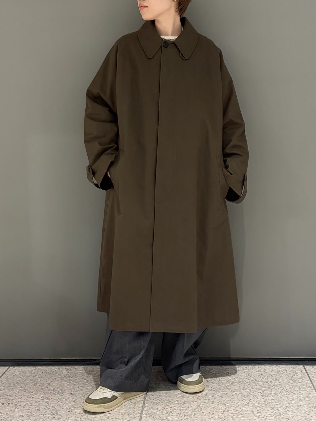 美品✨ JOURNAL STANDARD LUXE リップストップシャツコート Ivy's PTのコーディネートスナップ（M.K）｜journal standard luxe