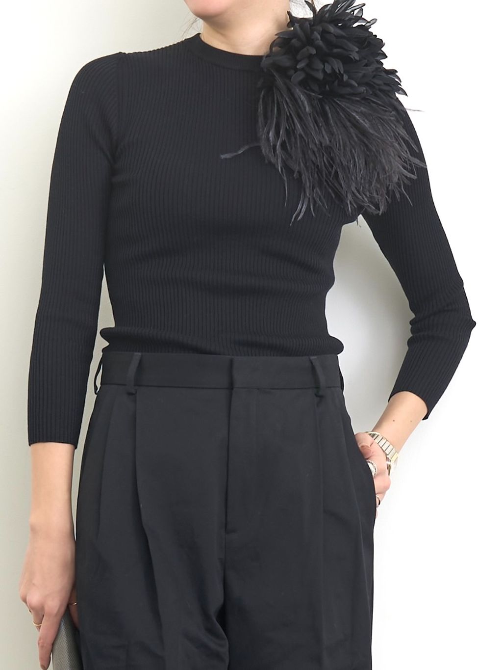 INDRESS/インドレス】 COTTON TWIL WIDE PANTSのコーディネート