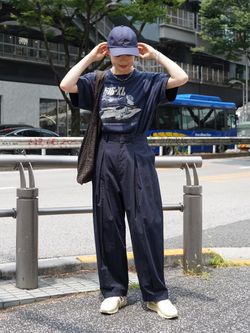 journal standard luxe CLポプワッシャーサスペンダーパンツ CLポプワッシャー サスペンダーパンツのコーディネートスナップ（Y.S