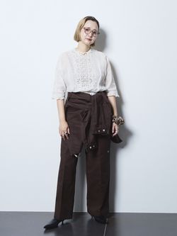 Dickies 別注 HAKAMA Half パンツのコーディネートスナップ（SAKURAKO
