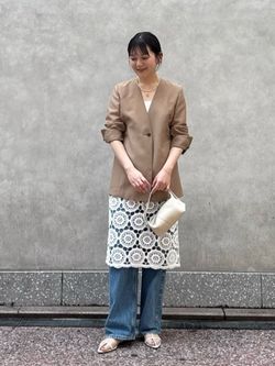 バックデザイン ブラキャミソール（カップ付きインナー）｜IENA