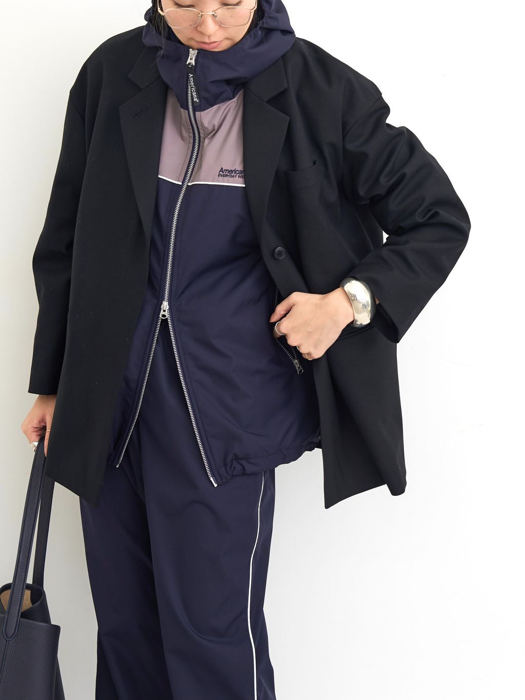 AMERICANA/アメリカーナ】 DOUBLE ZIP BLOUSONのコーディネート