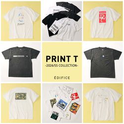 一枚でスタイルが決まる｜EDIFICEが提案する大人のプリントTシャツ