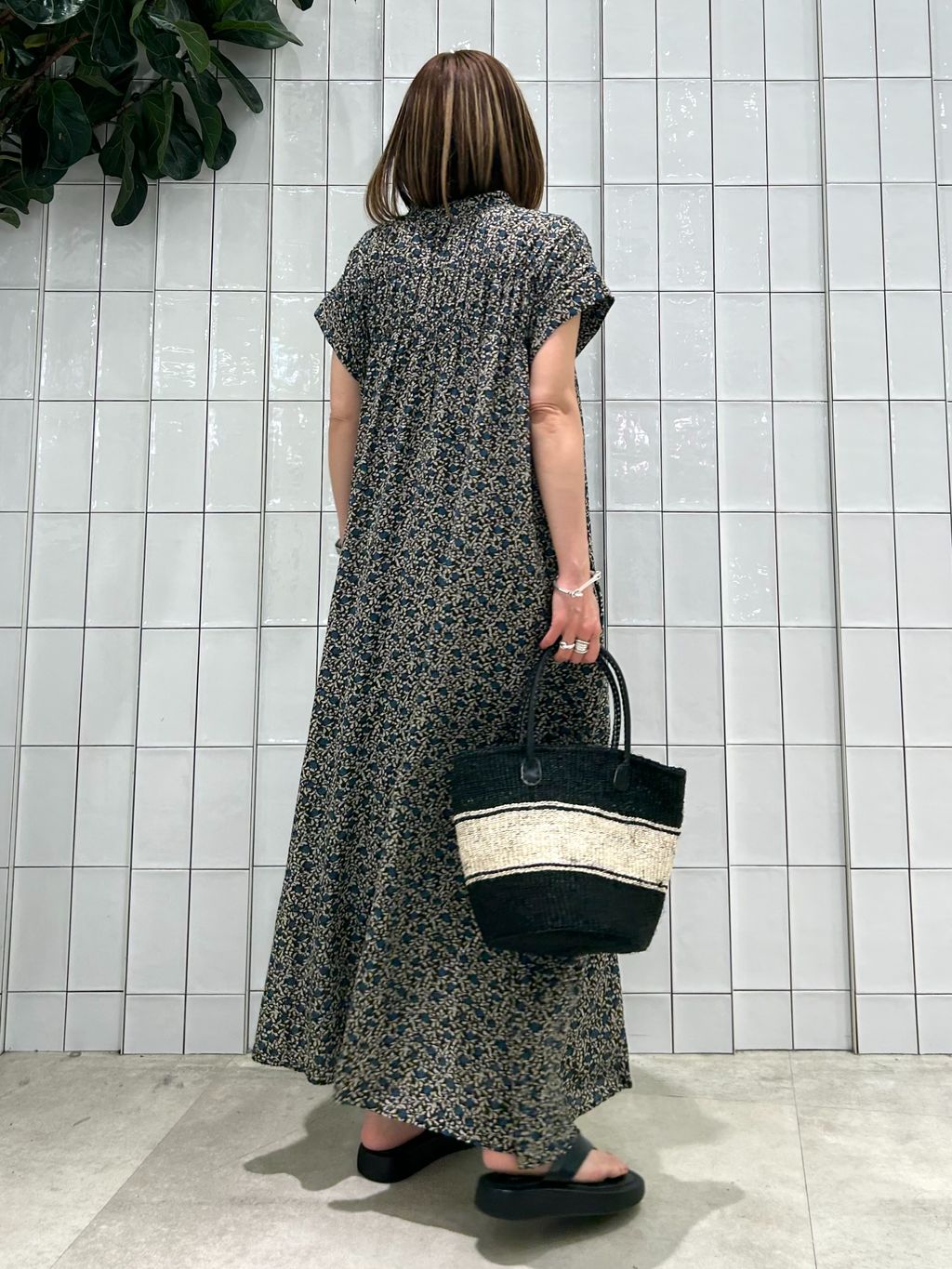 S/Mサイズ展開》手洗い可 / ボイルタックワンピースのコーディネート