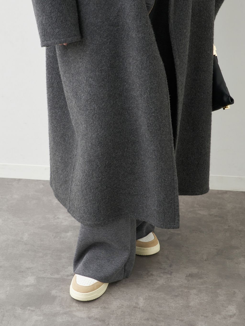 CASHEEP LONG コートのコーディネートスナップ（MIZU）｜Deuxieme