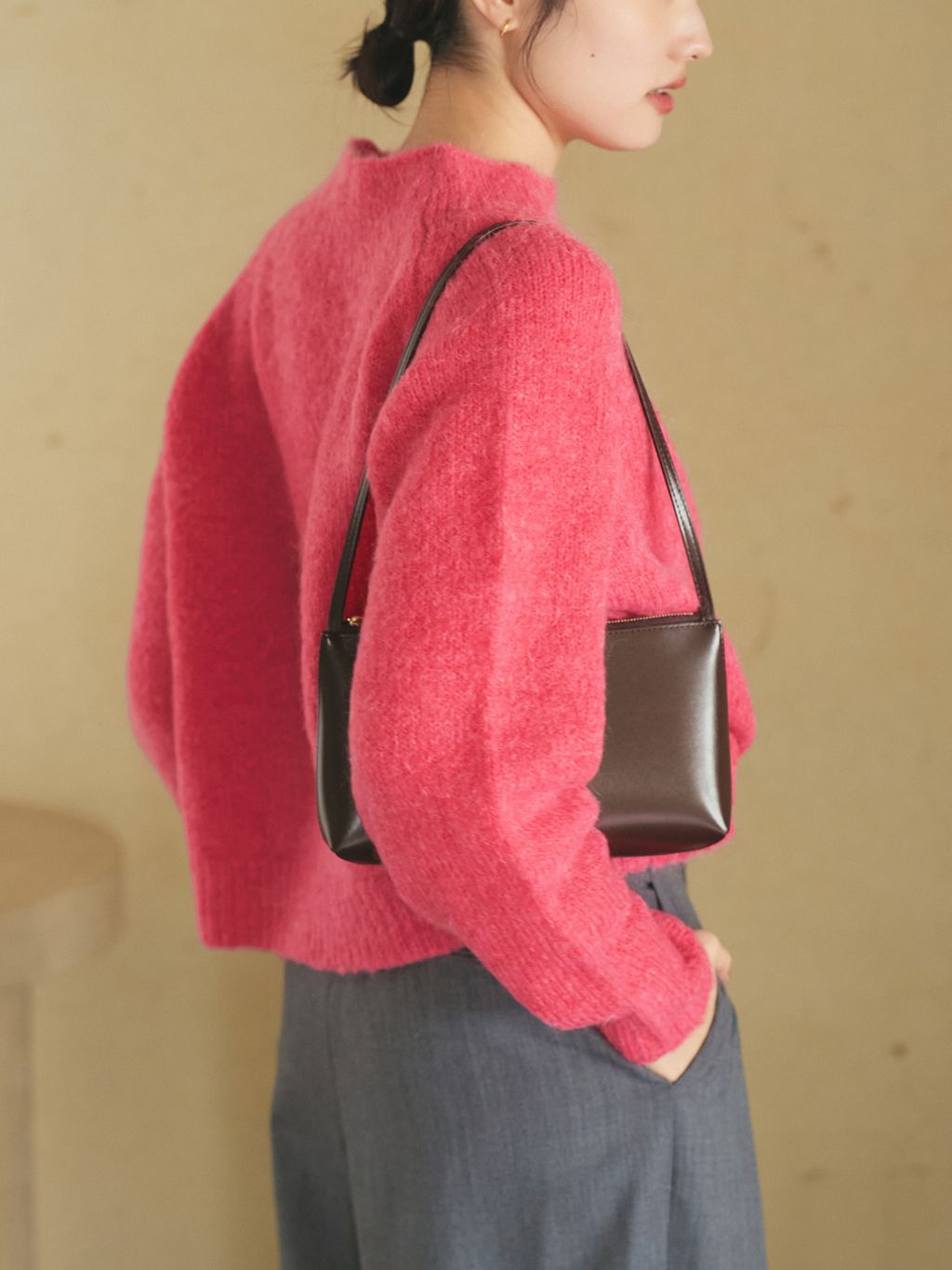 予約》mohair mix YOU ニットのコーディネートスナップ（mizuka