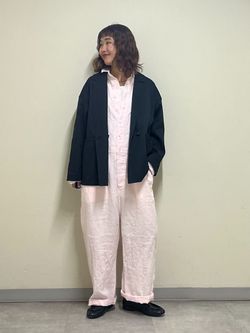 リネンワッシャーオールインワンのコーディネートスナップ（KY