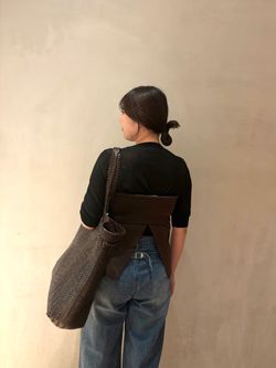 R'IAM コンパクトニットTeeのコーディネートスナップ（chika）｜Plage