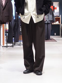 AURALEE (オーラリー)COTTON NYLON PILE ZIP PARKAのコーディネート