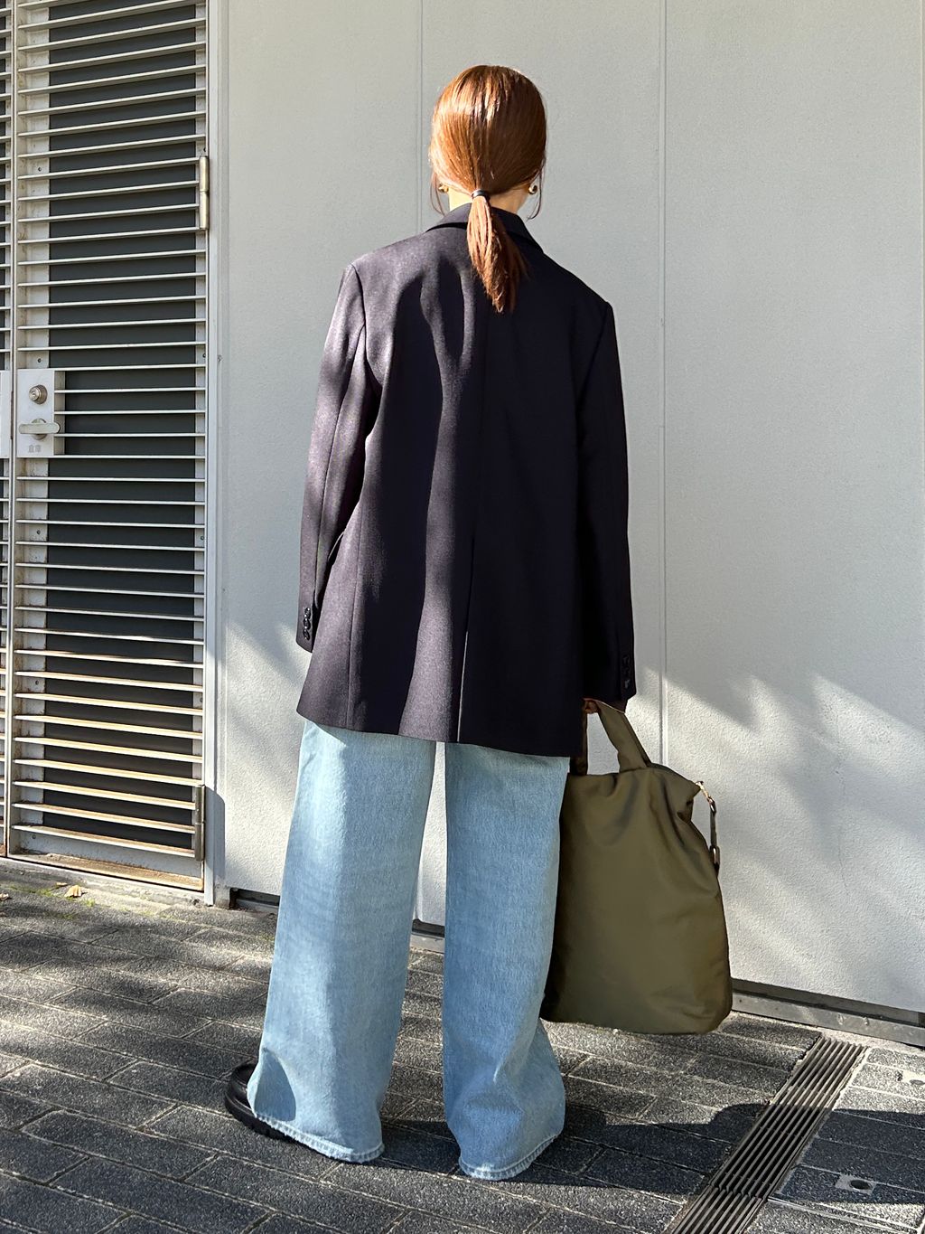 セットアップ対応可/追加2予約》ウォッシャブルツイルダブルジャケット