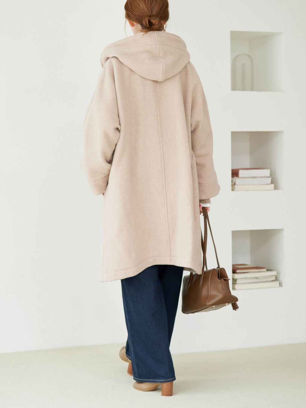 予約》DANTON/ダントン HOODED LONG COAT DT-A0708のコーディネート