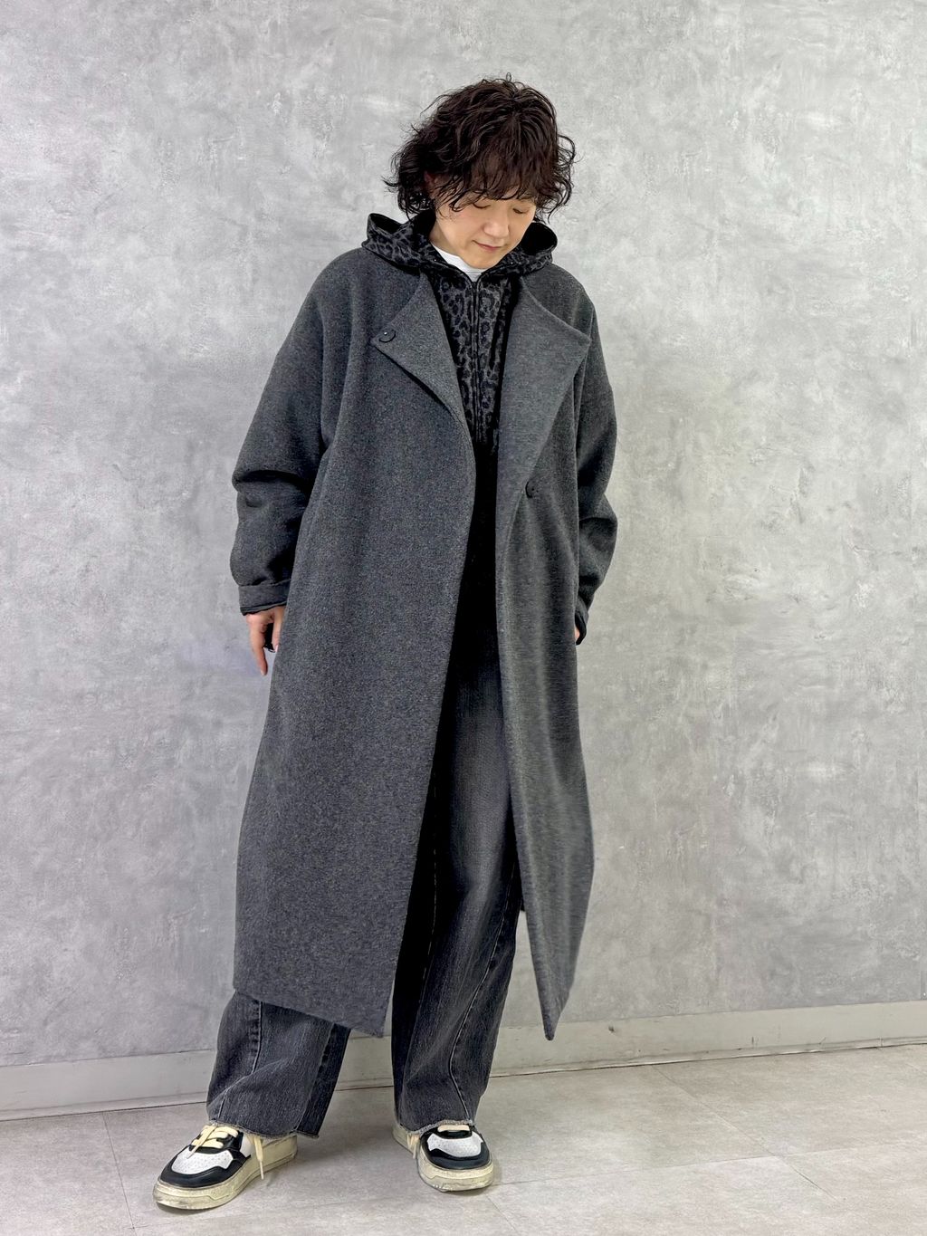 予約》レオパード フーディのコーディネートスナップ（H.O）｜journal