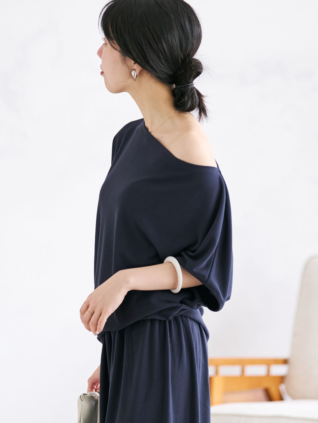 追加予約》Jersey Tunic プルオーバー 3のコーディネートスナップ