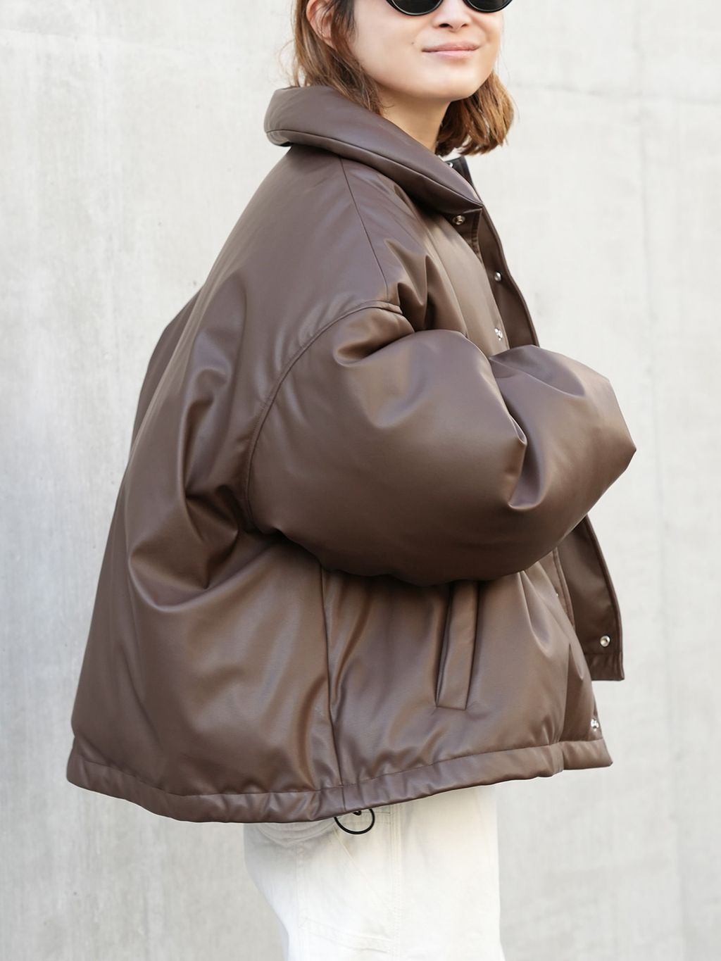 予約》【CALUX/キャラクス】SHORT COACH JACKETのコーディネート