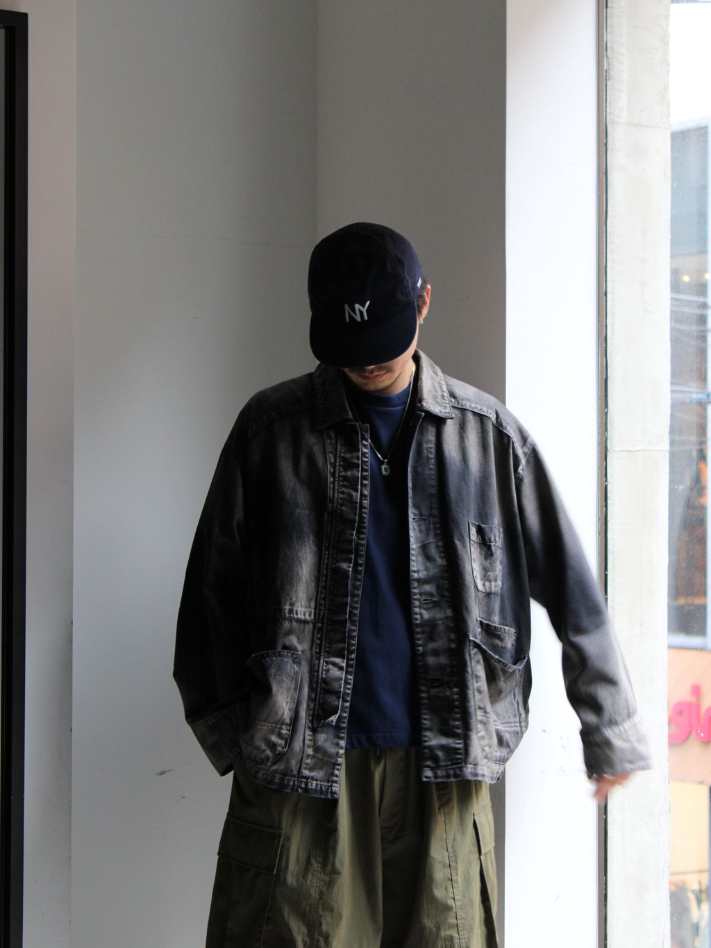 ANCELLM / アンセルム WISM別注 AGING COVERALL JACKETの