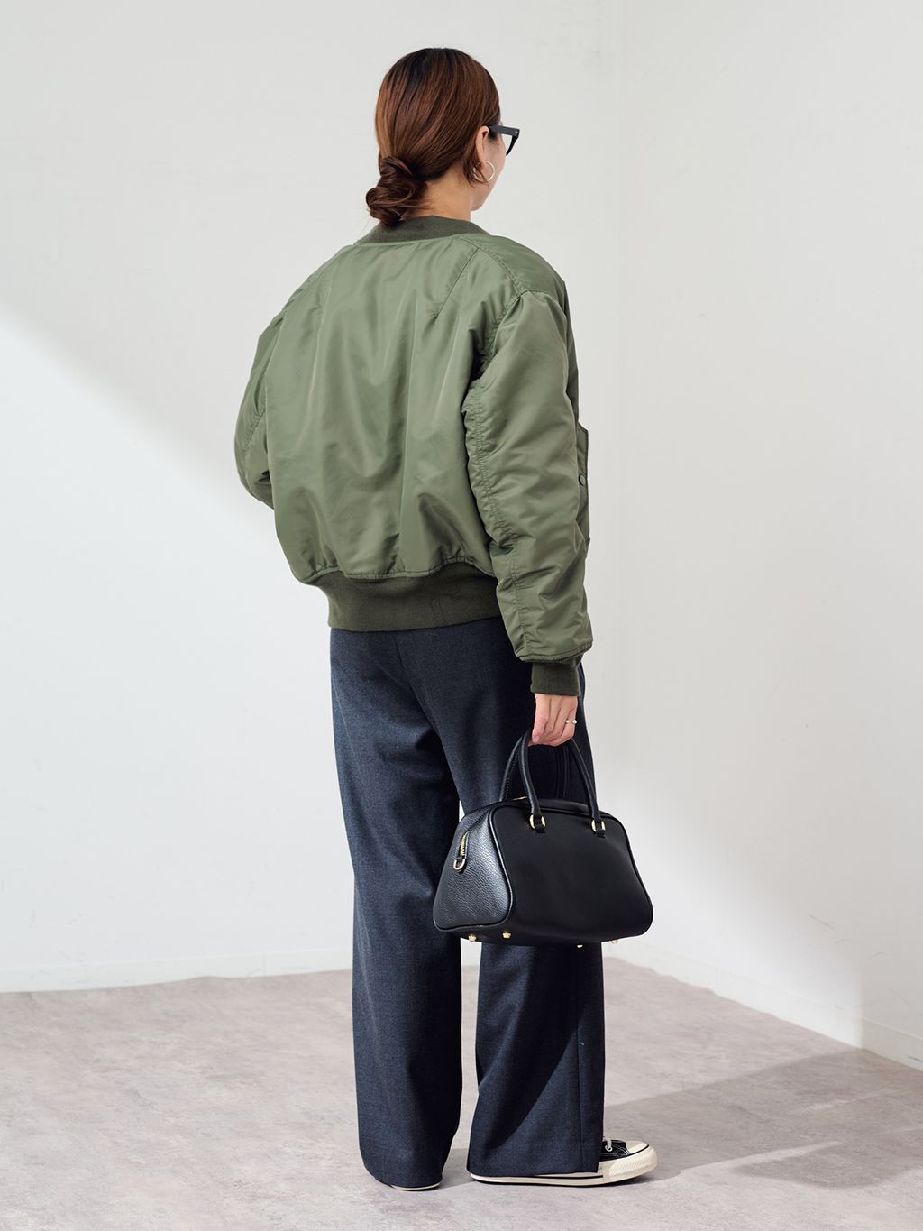 【M&N❤︎❤︎】フレームワークミリタリージャケット トップカーキM51カーキ ≪予約≫TOP KHAKI/トップカーキ MA-1ナイロンジャケットの