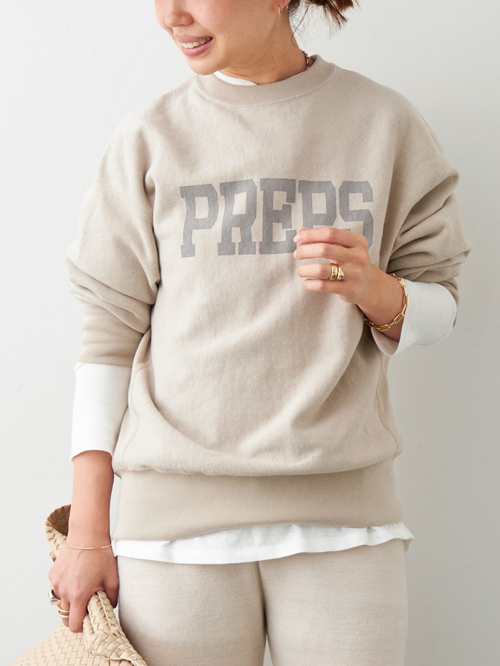 ドゥーズィエムクラス Americana PREPSスウェット SMOOTH KNIT パンツのコーディネートスナップ（MIO）｜Deuxieme Classe