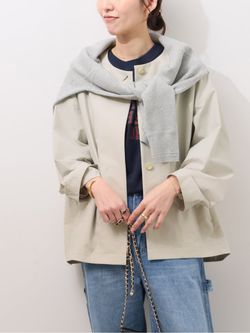 追加》［撥水 / UVカット］【SPENSIERATO】クルーネックコクーン