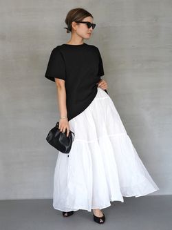 CELERI Cocoon Oversized Tシャツのコーディネートスナップ（HIRO