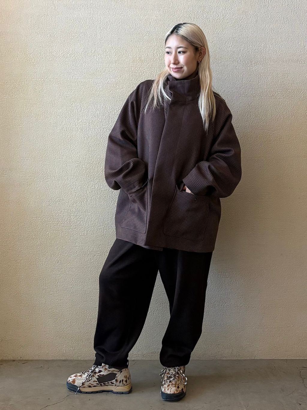 journal standard luxe APRIL ブルゾン です♩ テックツィード ブルゾンのコーディネートスナップ（R.O）｜journal
