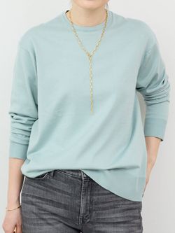 FF30 GIZA クルーネック プルオーバーのコーディネートスナップ（MIZU