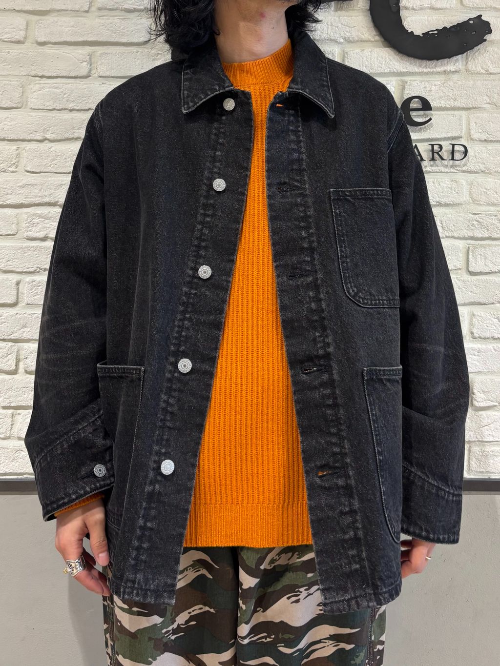 予約》クラフトデニム 13.5OZ カバーオールのコーディネートスナップ