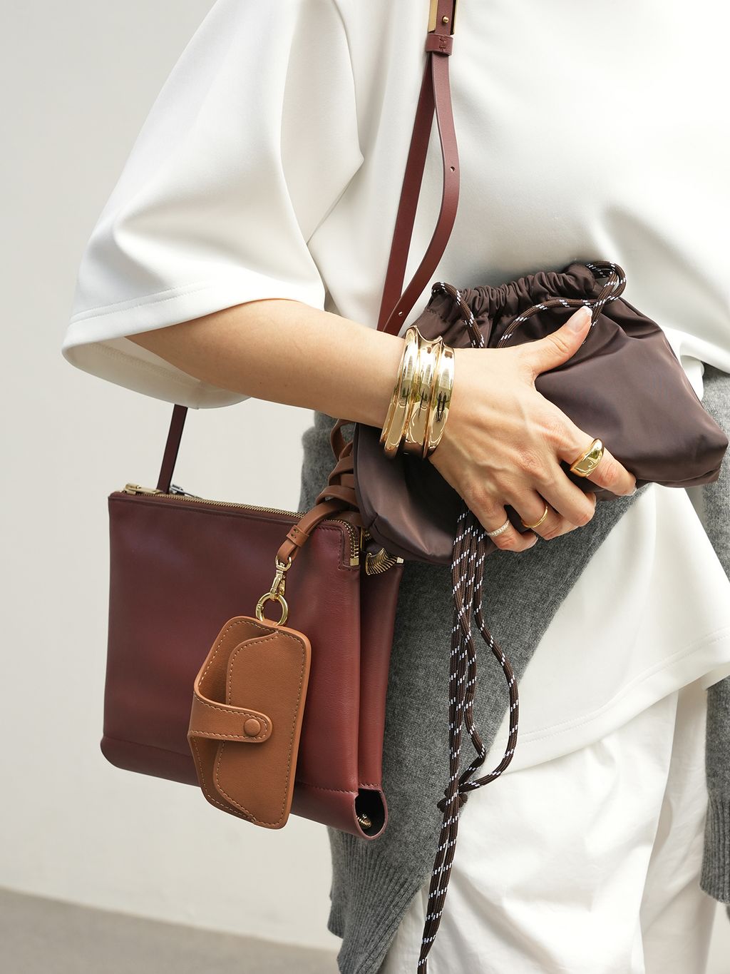 ドゥーズィエムクラス eriさま専用 CELERI POCHETTE バッグのコーディネートスナップ（HIRO）｜Deuxieme