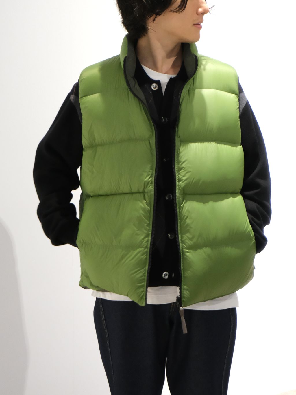 予約》NANGA / ナンガ 別注 リバーシブル ダウンベストの