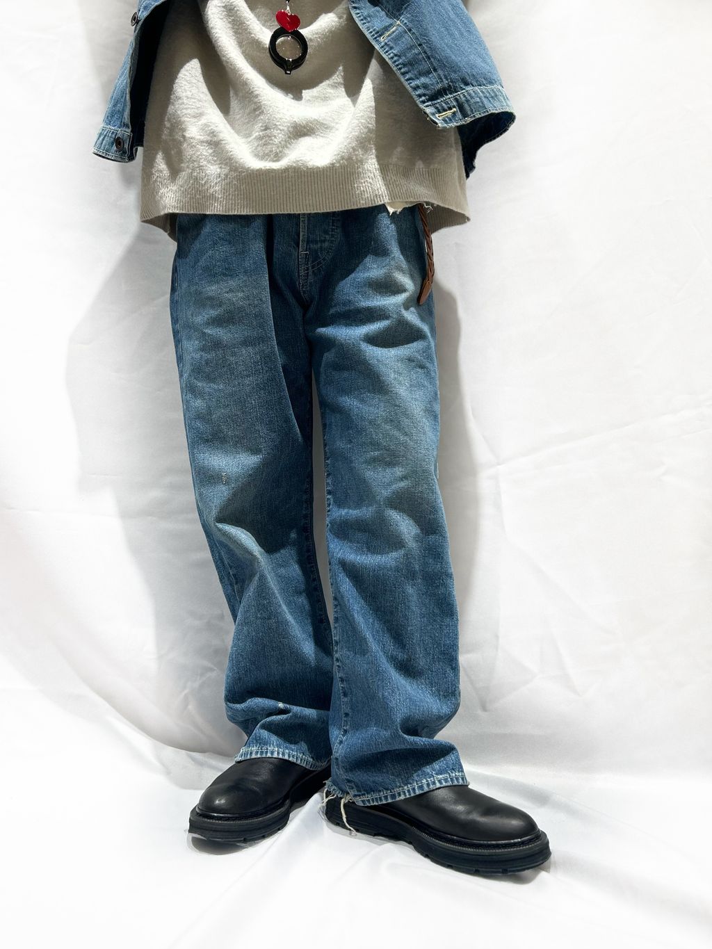 予約》【chimala】for luxe DENIM SHIRT JACKET（045）の