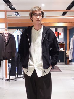 AURALEE (オーラリー)COTTON NYLON PILE ZIP PARKAのコーディネート