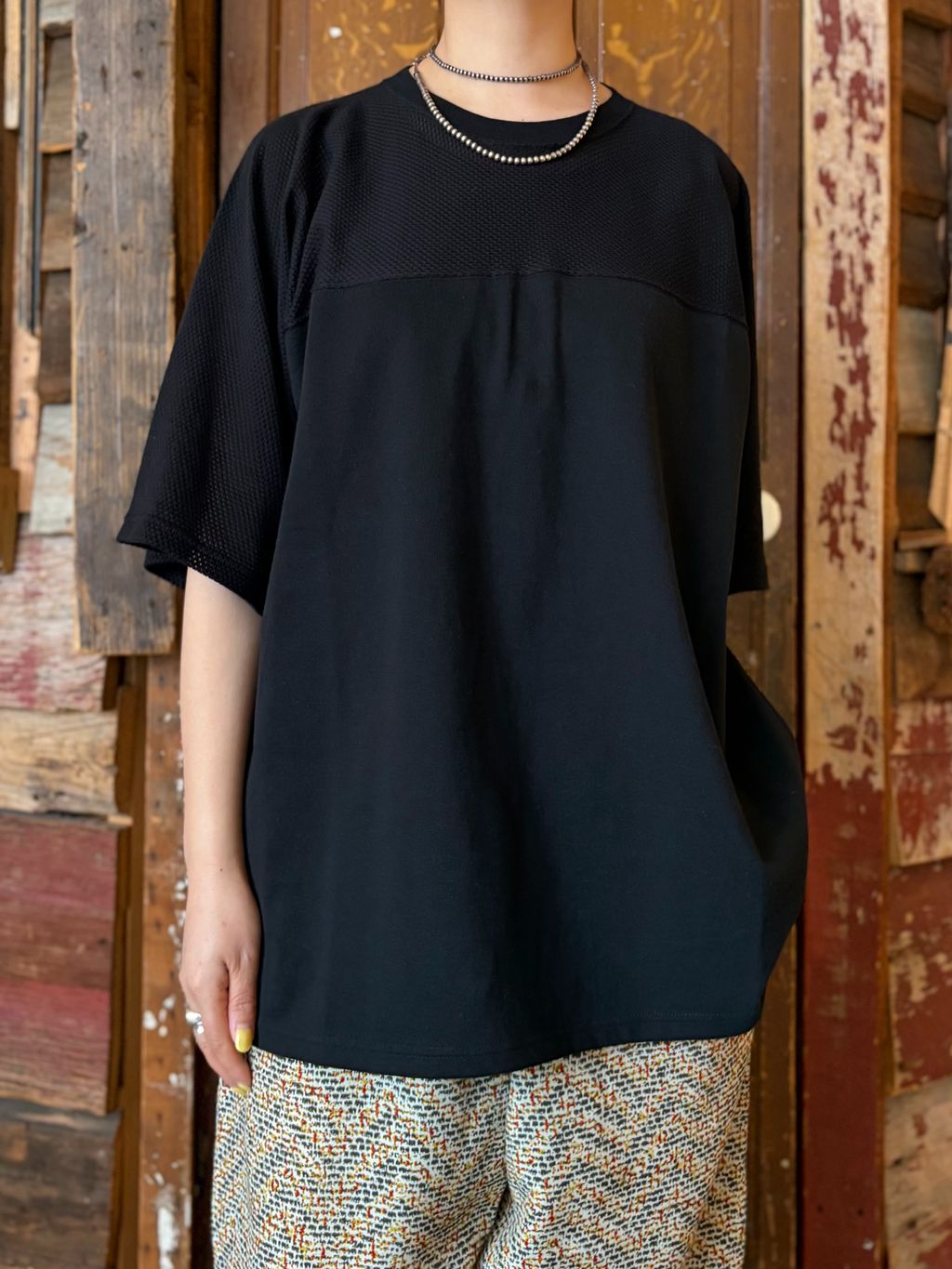 chimala】SELVEDGE DENIM SHORT JACKETのコーディネートスナップ（Y.S