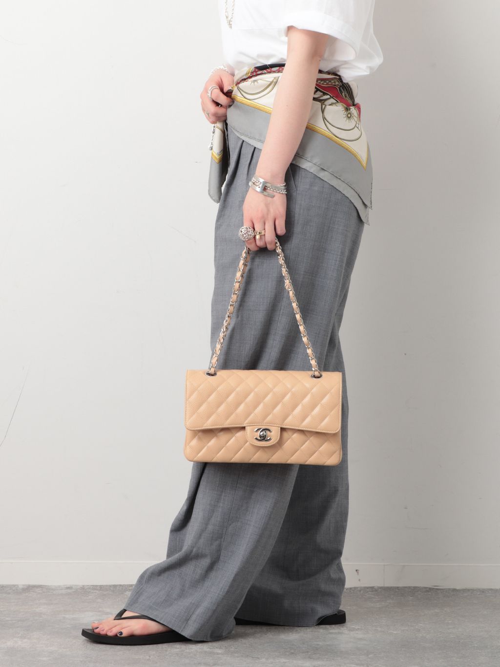 CHANEL/シャネル】Matelasse shoulder bag 25のコーディネートスナップ