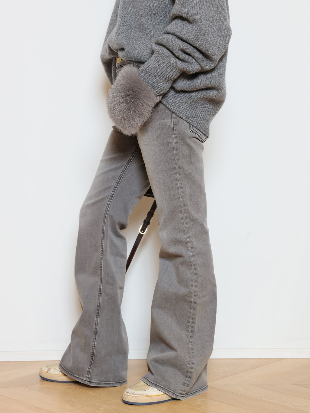 Cashmere Basic ニットのコーディネートスナップ（HASE）｜MUSE de