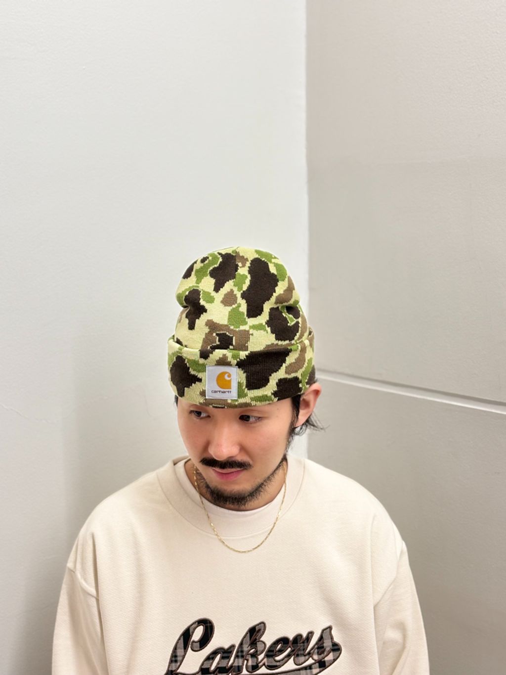 CARHARTT WIP / カーハート ダブリューアイピー CAMO DUCK BEANIEの