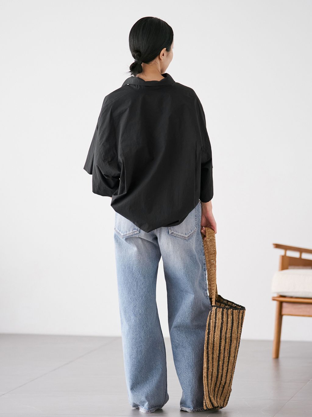 追加予約》R'IAM WIDE デニム 6のコーディネートスナップ（midori