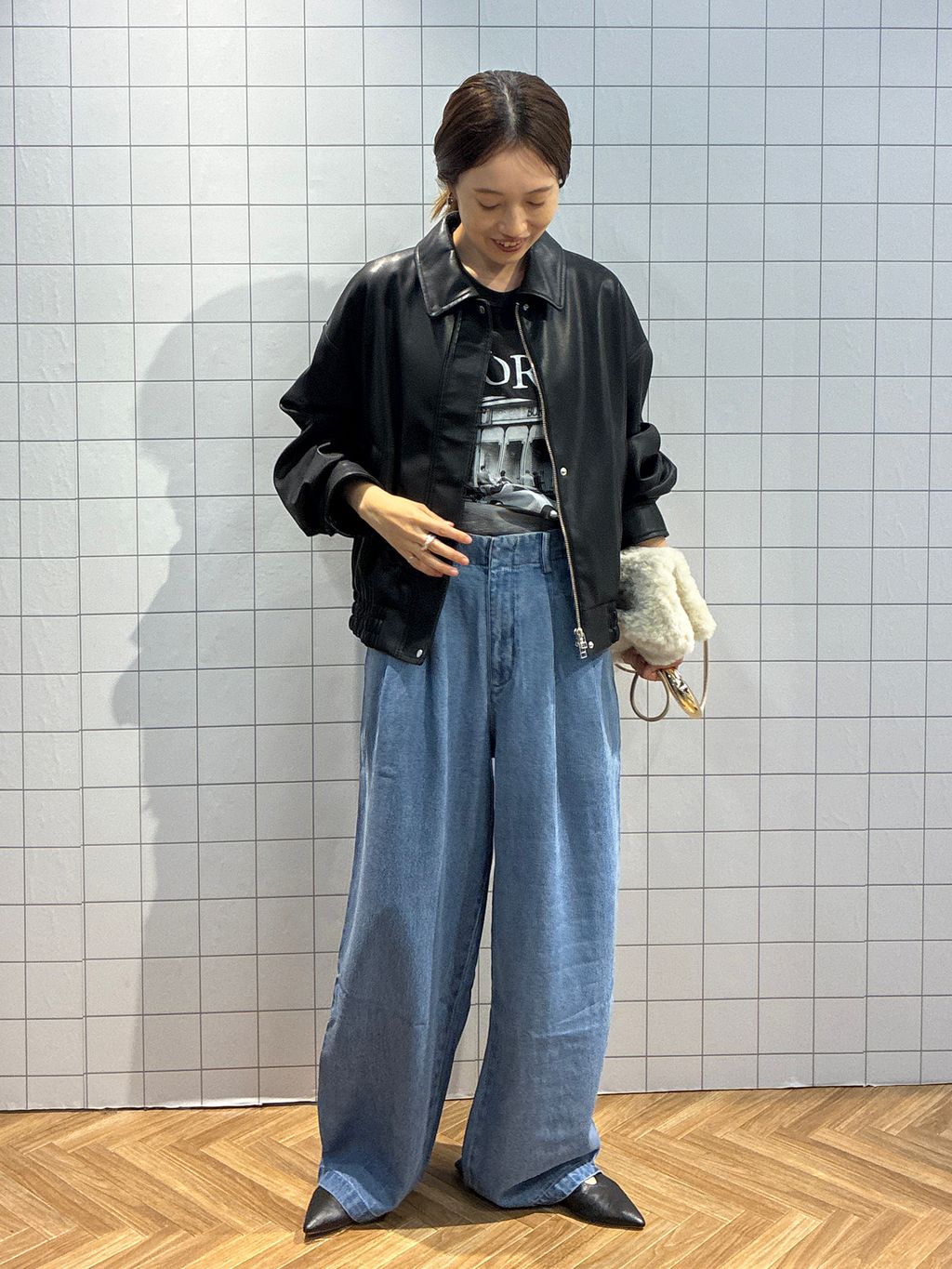 WEB限定/3サイズ展開/追加5》LEDENIM TUCK TROUSERデニムの